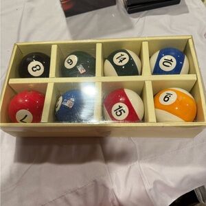 Colorful Billiard Balls Set